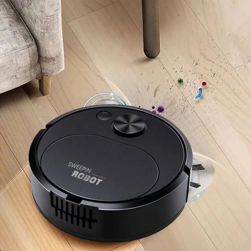 Revolutionary 3-in-1 USB Sweeping Robot Vacuum Cleaner - Smart Wireless Mopping & 1500Pa Powerful Floor Cleaning for Home & Office