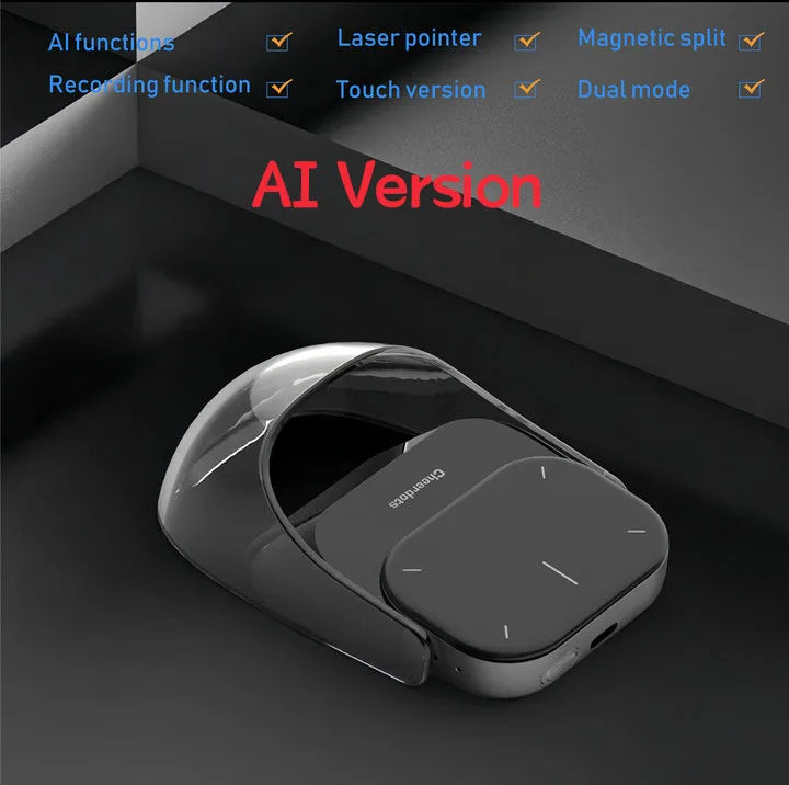 All-in-One Detachable Air Mouse & Wireless Touchpad - AI-Powered ChatGPT Gaming Mouse with Customization Options