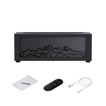 Smart Humidifier with LED Flame Effect & Remote Control