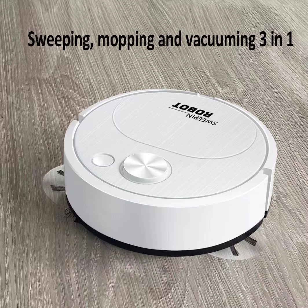 Revolutionary 3-in-1 USB Sweeping Robot Vacuum Cleaner - Smart Wireless Mopping & 1500Pa Powerful Floor Cleaning for Home & Office