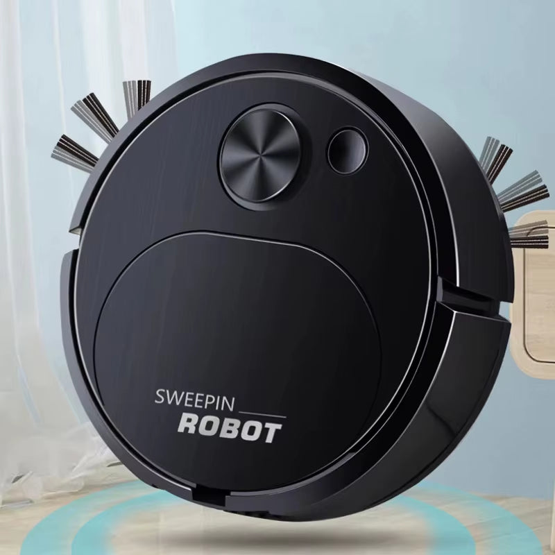 Revolutionary 3-in-1 USB Sweeping Robot Vacuum Cleaner - Smart Wireless Mopping & 1500Pa Powerful Floor Cleaning for Home & Office